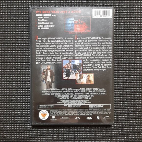 American History X (DVD) - Picture 3 of 3
